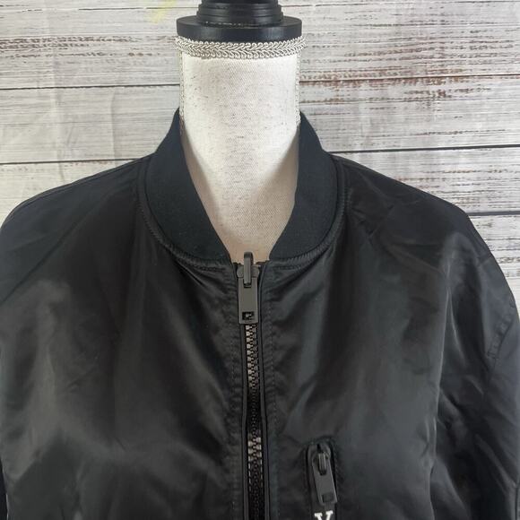 Mens Express Yourself Reversible Full Zip Jacket Coat XL 16 Black Yellow VO4EXP - Picture 9 of 12